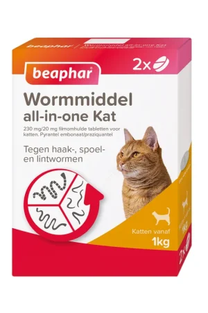 Beaphar Wormmiddel All-in-one Kat Lage Prijs