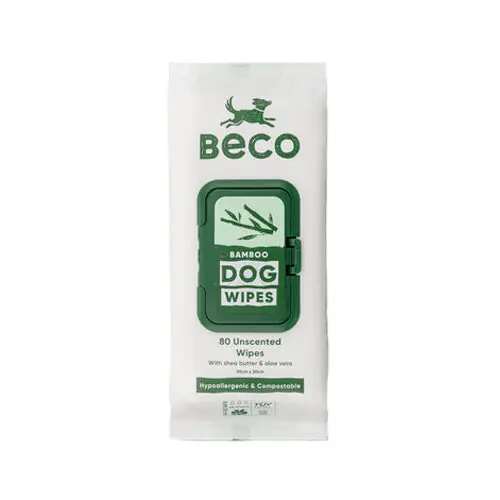 Beco Bamboo Dog Wipes - Unscented Superprijs