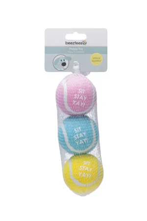 Seizoensaanbieding Beeztees Puppy Tennisballen