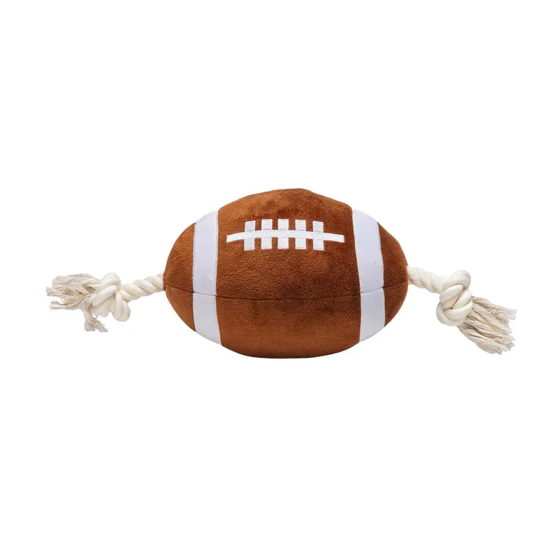 Beeztees Rugbybal met Touw Speciale Aanbieding