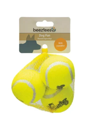 Aanbieding Beeztees Tennisballen met Pieper