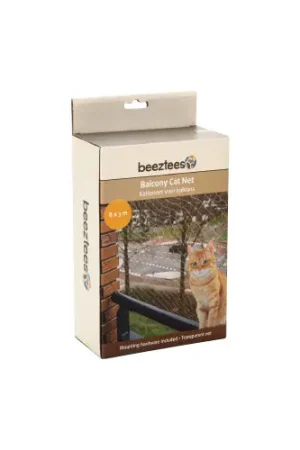 Beeztees Transparant Kattennet voor Balkon Weekendaanbieding