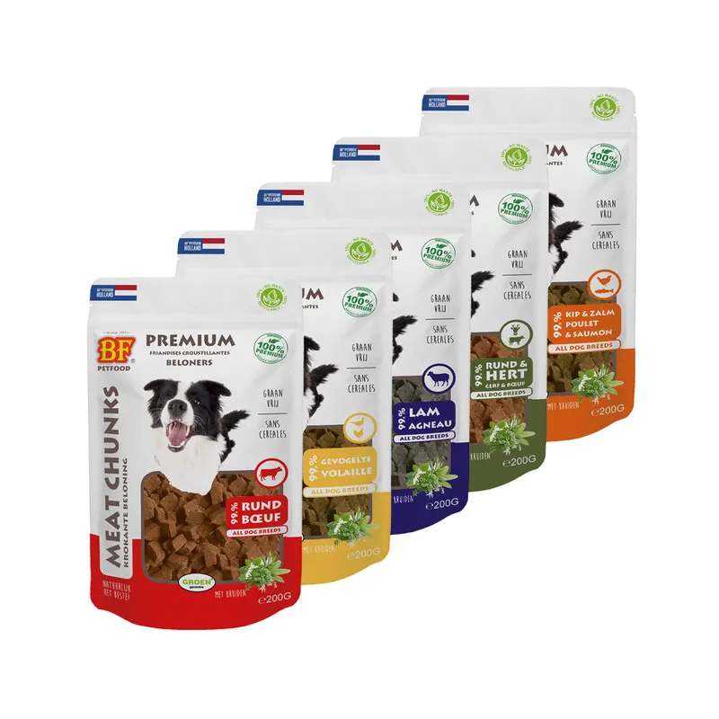 BF®Petfood Meat Chunks Direct Beschikbaar