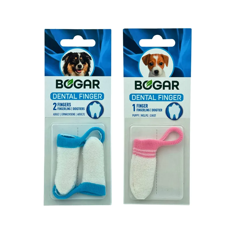 Voordeelprijs Bogar Anti-Plaque Finger - Hond
