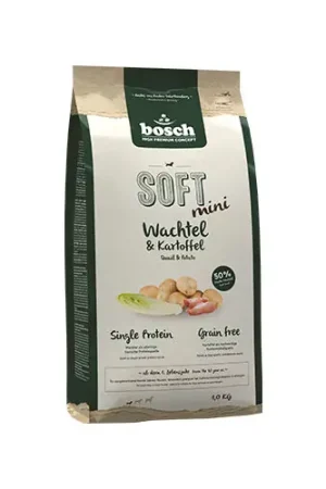 Bestel Nu Bosch Soft Mini Hondenvoer - Kwartel & Aardappel