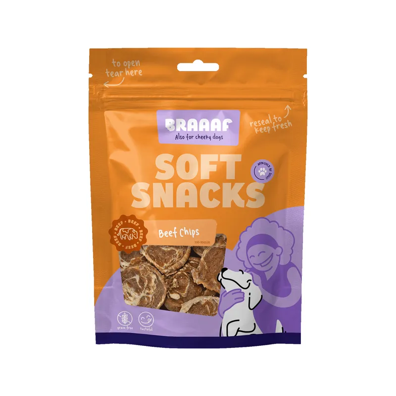 Braaaf Beef Steak Chips - Rund en vis Populair
