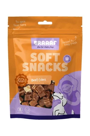 Betrouwbaar Braaaf Beef Steak Cubes - Rund en vis