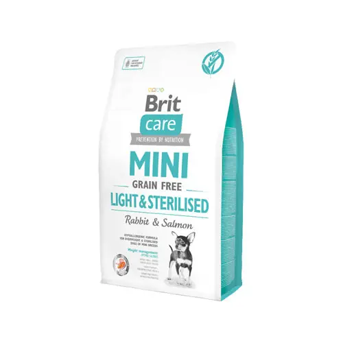 Brit Care - Mini Grain Free Light & Sterilised Exclusieve Aanbieding