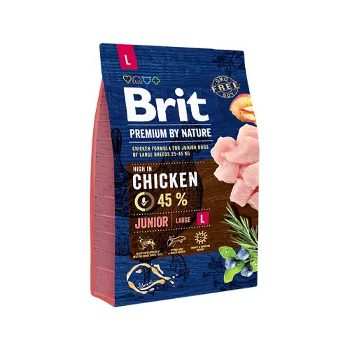Aanbieding Brit Premium by nature Junior - Grote honden