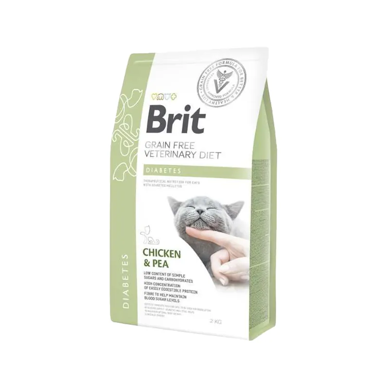 Brit Veterinary Diet Cat - Grain free - Diabetes Lage Kosten