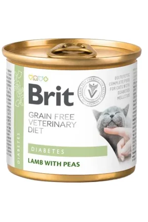Bestel Nu Brit Veterinary Diet Cat - Grain free - Diabetes - Blik