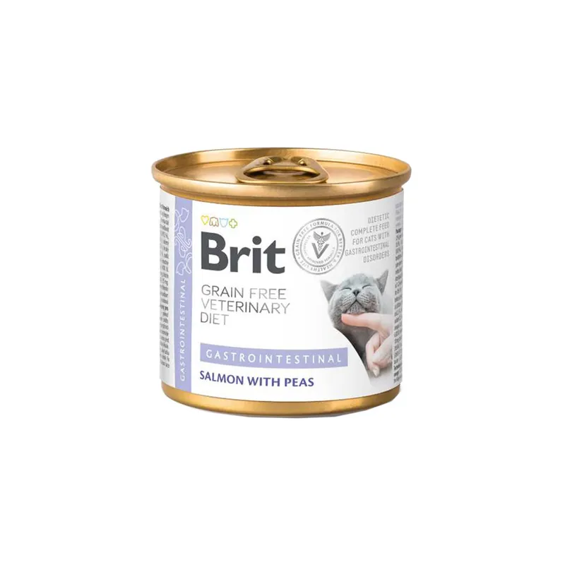 Dagaanbieding Brit Veterinary Diet Cat - Grain free - Gastrointestinal - Blik