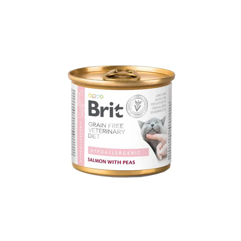 Brit Veterinary Diet Cat - Grain free - Hypoallergenic - Blik Laatste Versie