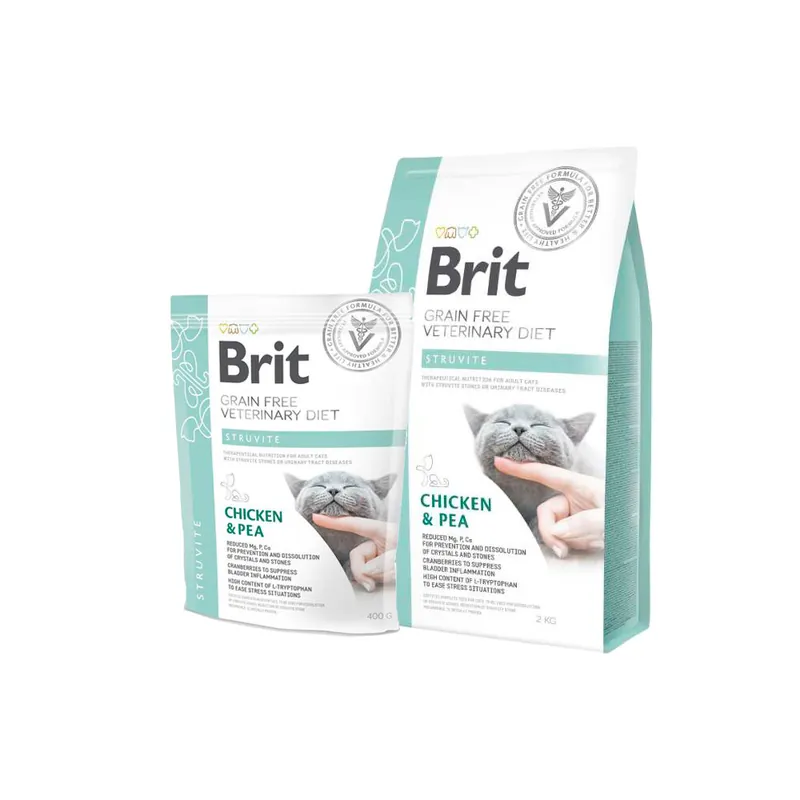 Brit Veterinary Diet Cat - Grain free - Struvite Exclusieve Aanbieding
