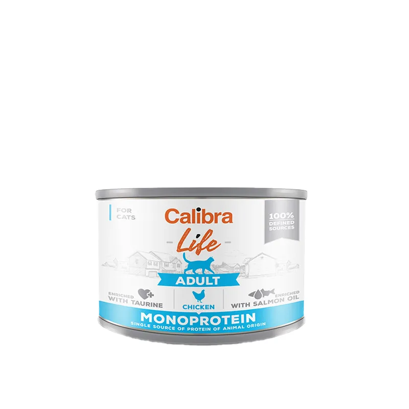 Calibra Cat Life Adult Natvoer - Kip Beperkte Voorraad