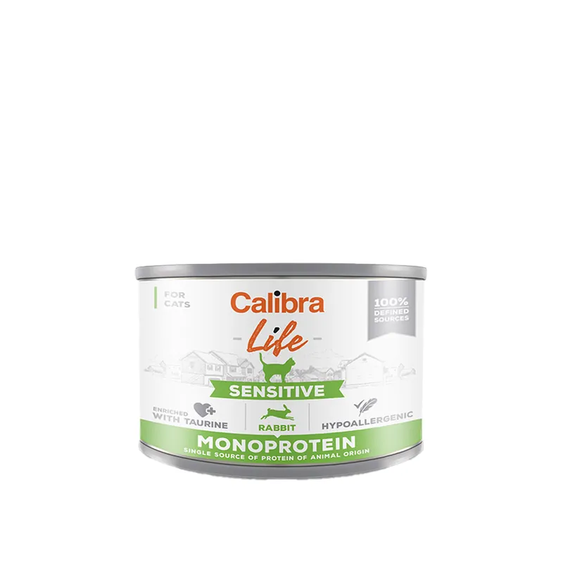 Calibra Cat Life Sensitive Natvoer - Konijn Aanbieding
