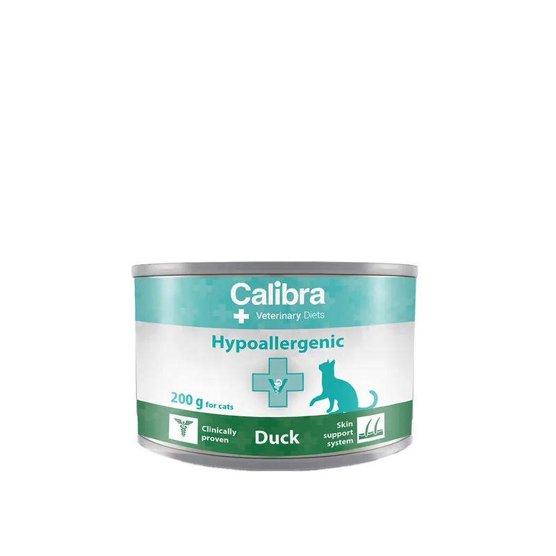 Beperkt Aanbod Calibra Cat Veterinary Diets - Hypoallergenic Eend - Natvoer