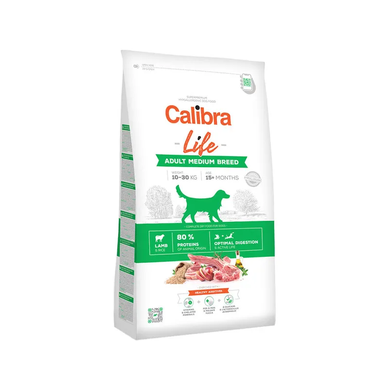 Direct Beschikbaar Calibra Dog Life Adult Medium Breed - Lam