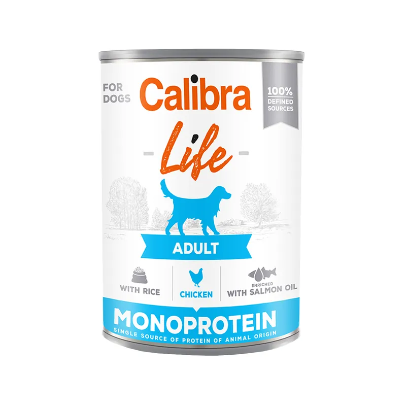Betaalbaar Calibra Dog Life Adult Natvoer - Kip