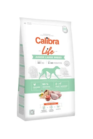 Calibra Dog Life Junior Large Breed - Kip Uitverkoop