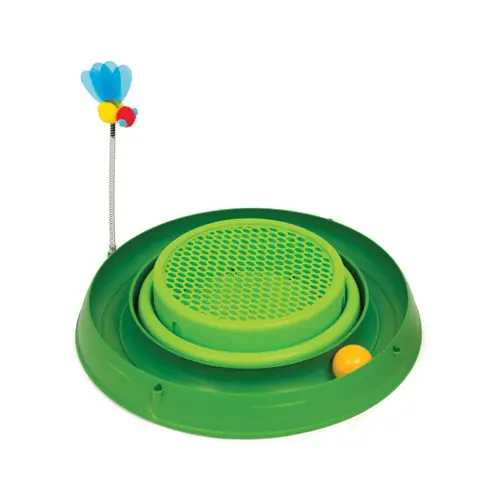 Gereduceerde Prijs Catit Play Circuit Ball Toy with Grass Planter