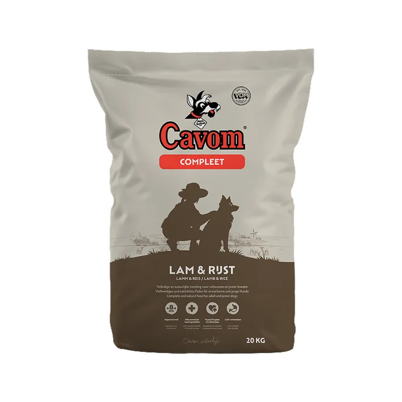Cavom Compleet Lam & Rijst Hondenvoer Bestel Nu