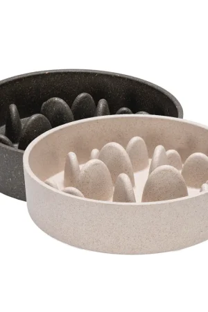 Beperkte Voorraad Designed by Lotte Bamboo Anti-Schrokbak Pom - Hond