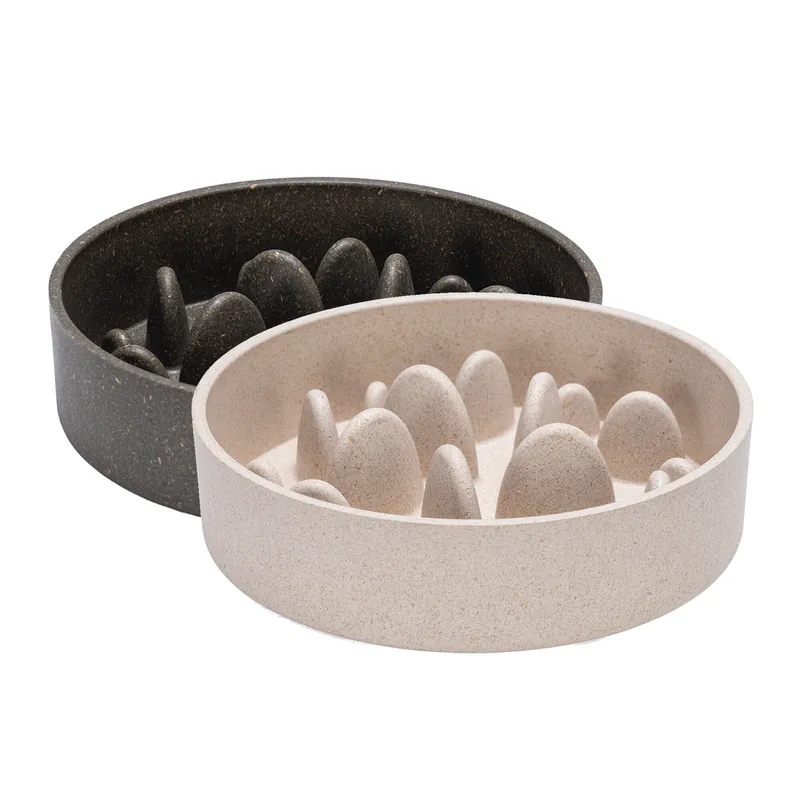 Beperkte Voorraad Designed by Lotte Bamboo Anti-Schrokbak Pom - Hond