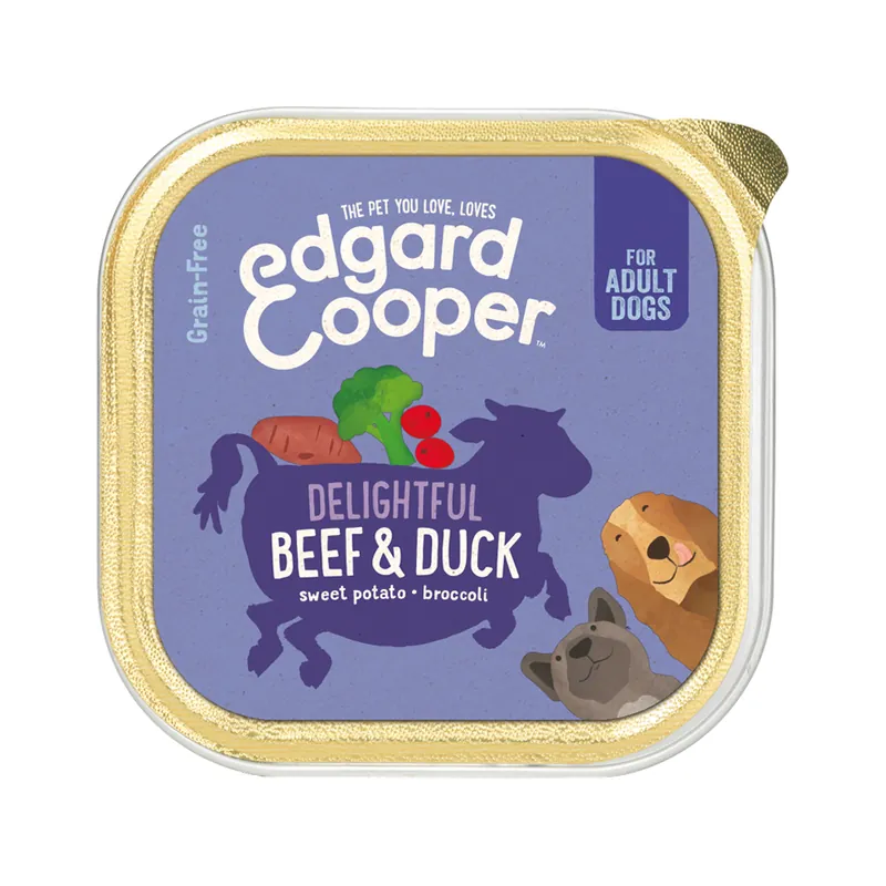 Merkproduct Edgard & Cooper Adult - Rund & Eend - Kuipje