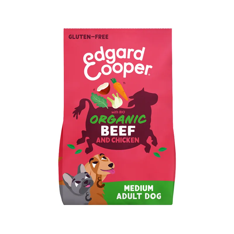 Betaalbaar Edgard & Cooper Biologisch Adult - Rund & Kip