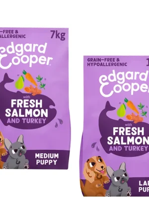 Dagaanbieding Edgard & Cooper Puppy - Zalm & Scharrelkalkoen