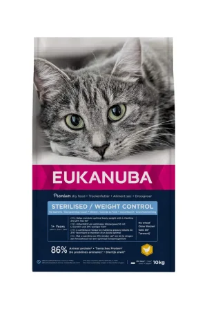 Op = Op Eukanuba Cat Sterilised - Weight Control