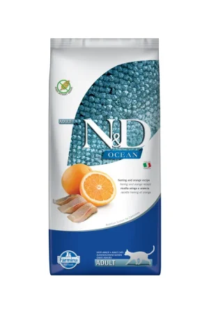 Dagaanbieding Farmina N&D Ocean Adult Cat - Herring & Orange