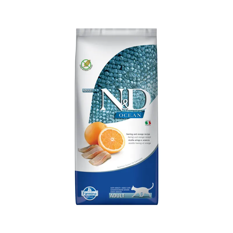 Dagaanbieding Farmina N&D Ocean Adult Cat - Herring & Orange