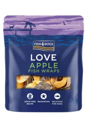 Fish4Dogs Apple Fish Wraps Gereduceerde Prijs