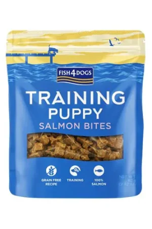 Betaalbaar Fish4Dogs Puppy Training Salmon Bites Hondensnacks