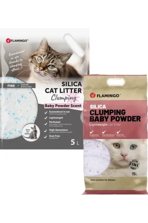 Flamingo Kattenbakvulling Silica Shop Nu