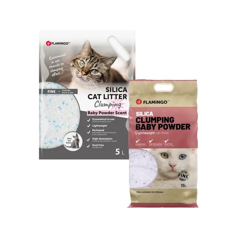 Flamingo Kattenbakvulling Silica Shop Nu