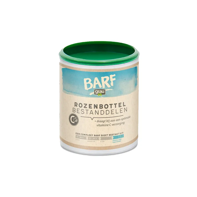 Betrouwbaar GRAU Rozenbottel Granulaat