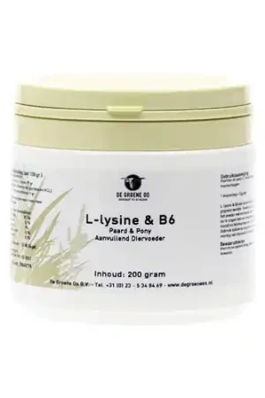 Speciale Aanbieding Groene Os L-Lysine B6 - Paard/Pony