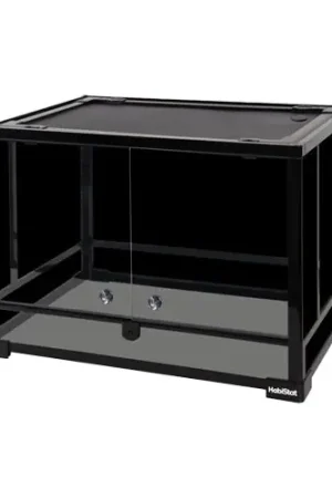 Beperkt Aanbod HabiStat Glazen Terrarium Zwart