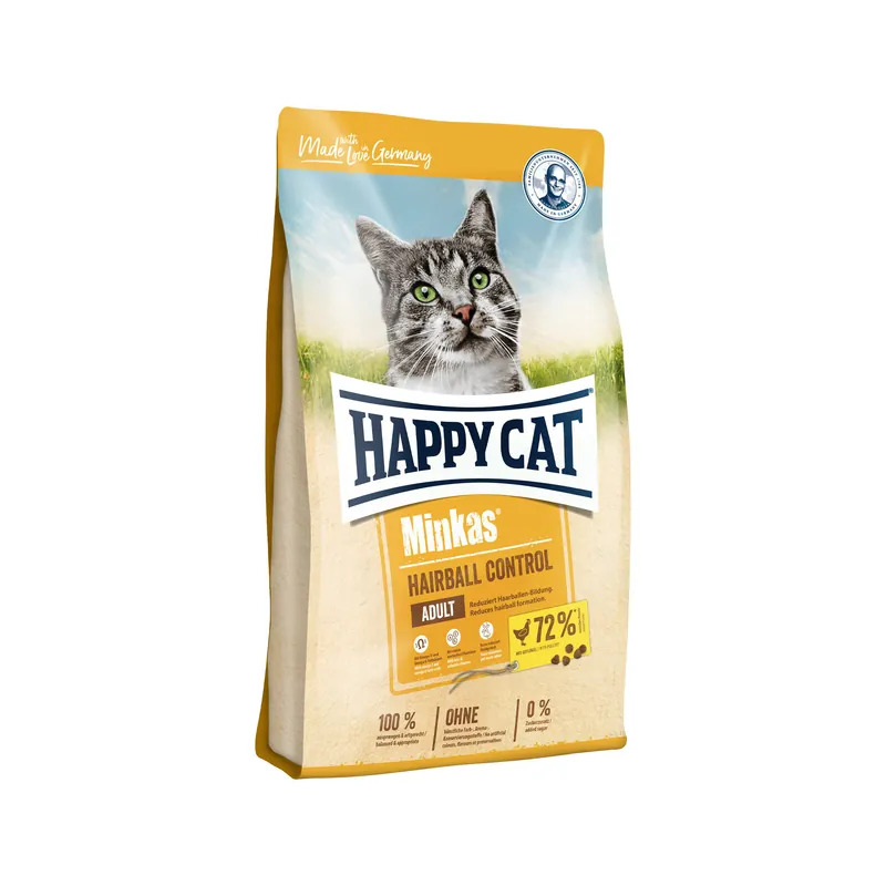 Beperkte Voorraad Happy Cat Minkas Adult Hairball Control Gevogelte