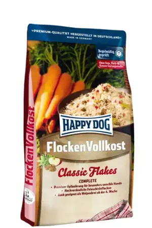 Beperkte Voorraad Happy Dog Flocken Vollkost