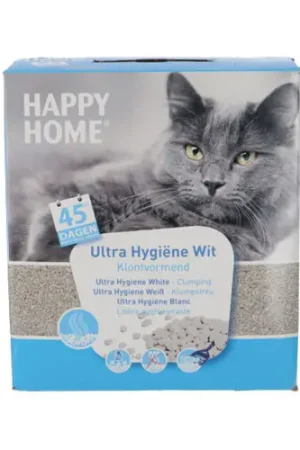 Tijdelijk Beschikbaar Happy Home Kattenbakvulling Ultra white
