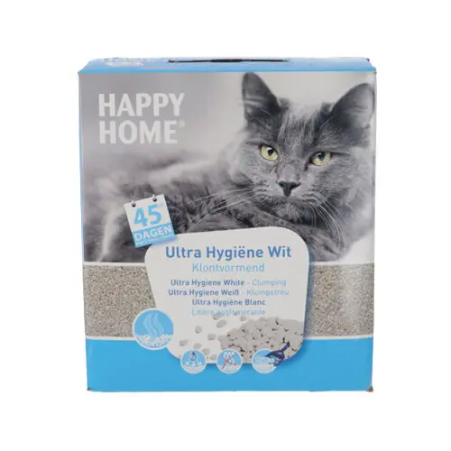 Tijdelijk Beschikbaar Happy Home Kattenbakvulling Ultra white