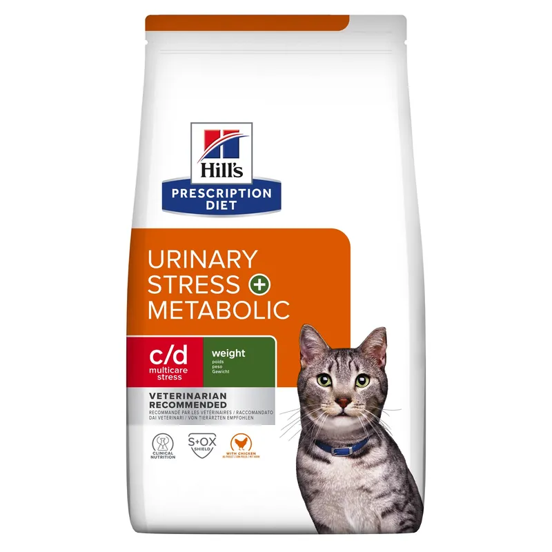Beperkte Voorraad Hill‘s Prescription Diet - Feline - c/d Urinary Stress + Metabolic