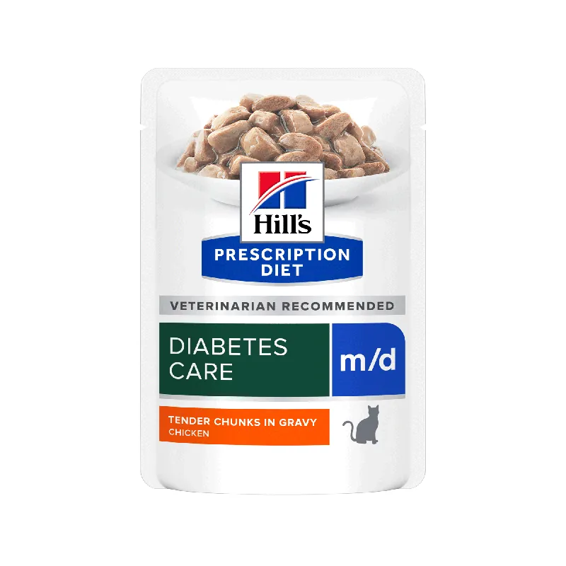 Exclusieve Aanbieding Hill‘s Prescription Diet m/d Diabetes Care Kattenvoer - Maaltijdzakje