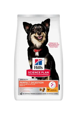 Direct Beschikbaar Hill‘s Science Plan Small & Mini - Perfect Digestion Adult - Kip