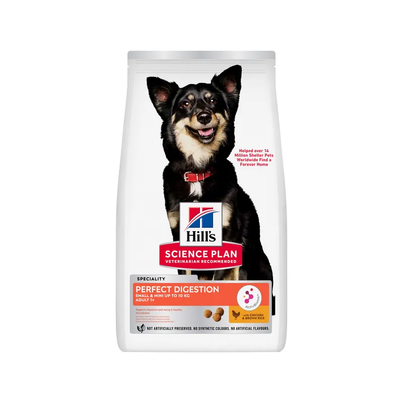 Direct Beschikbaar Hill‘s Science Plan Small & Mini - Perfect Digestion Adult - Kip