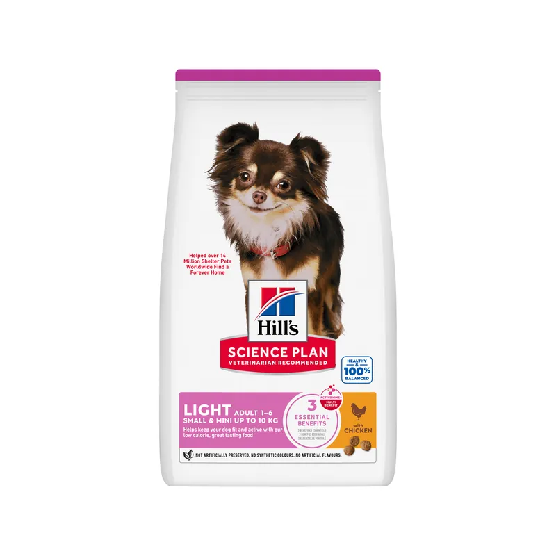 Hill‘s Science Plan Small & Mini - Adult - Light - Kip Beperkt Aanbod
